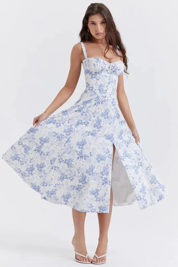 Amélie Draped Midi Dress