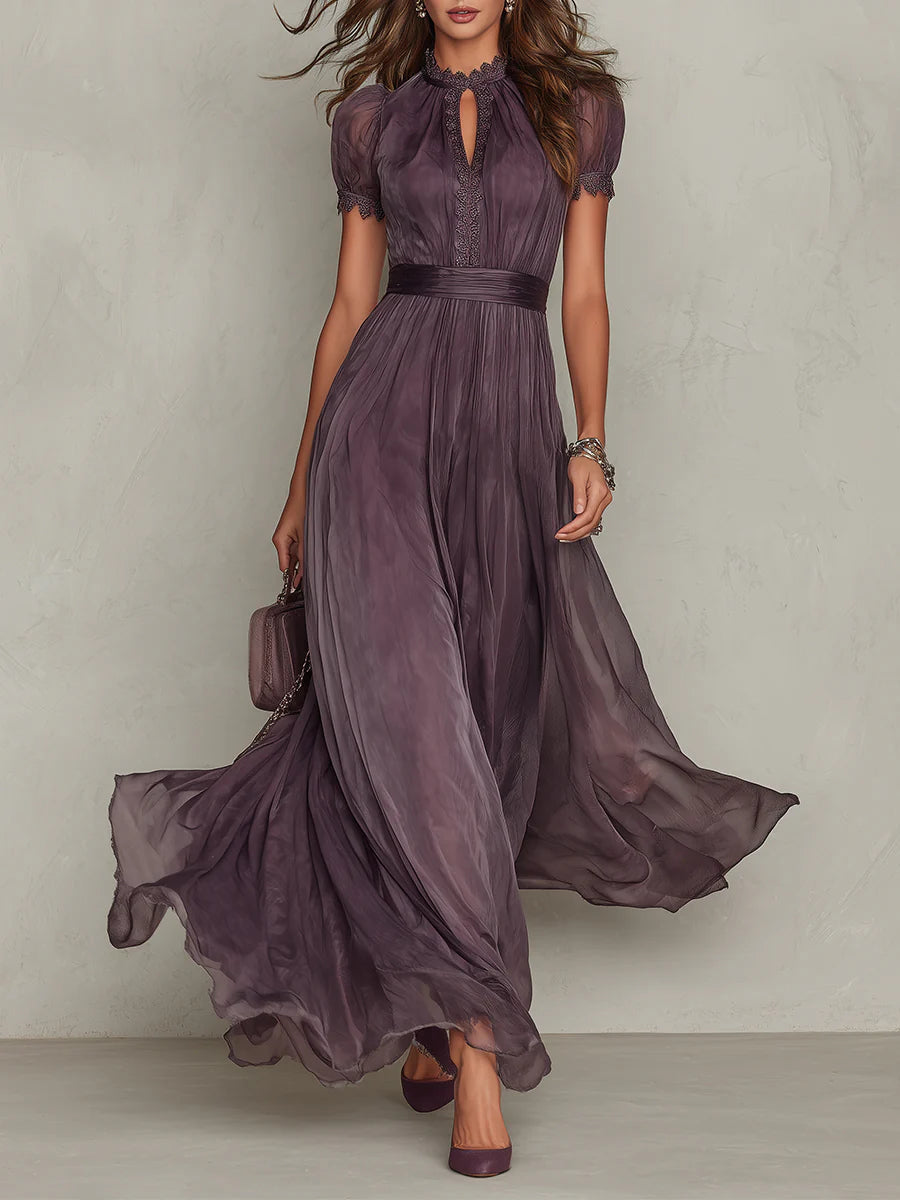 NOVA | Flowing Maxi with Sculpted Waist and Timeless Grace