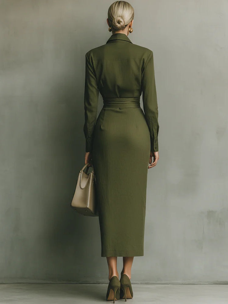 Narelle | Stylish Tailored Wrap Dress