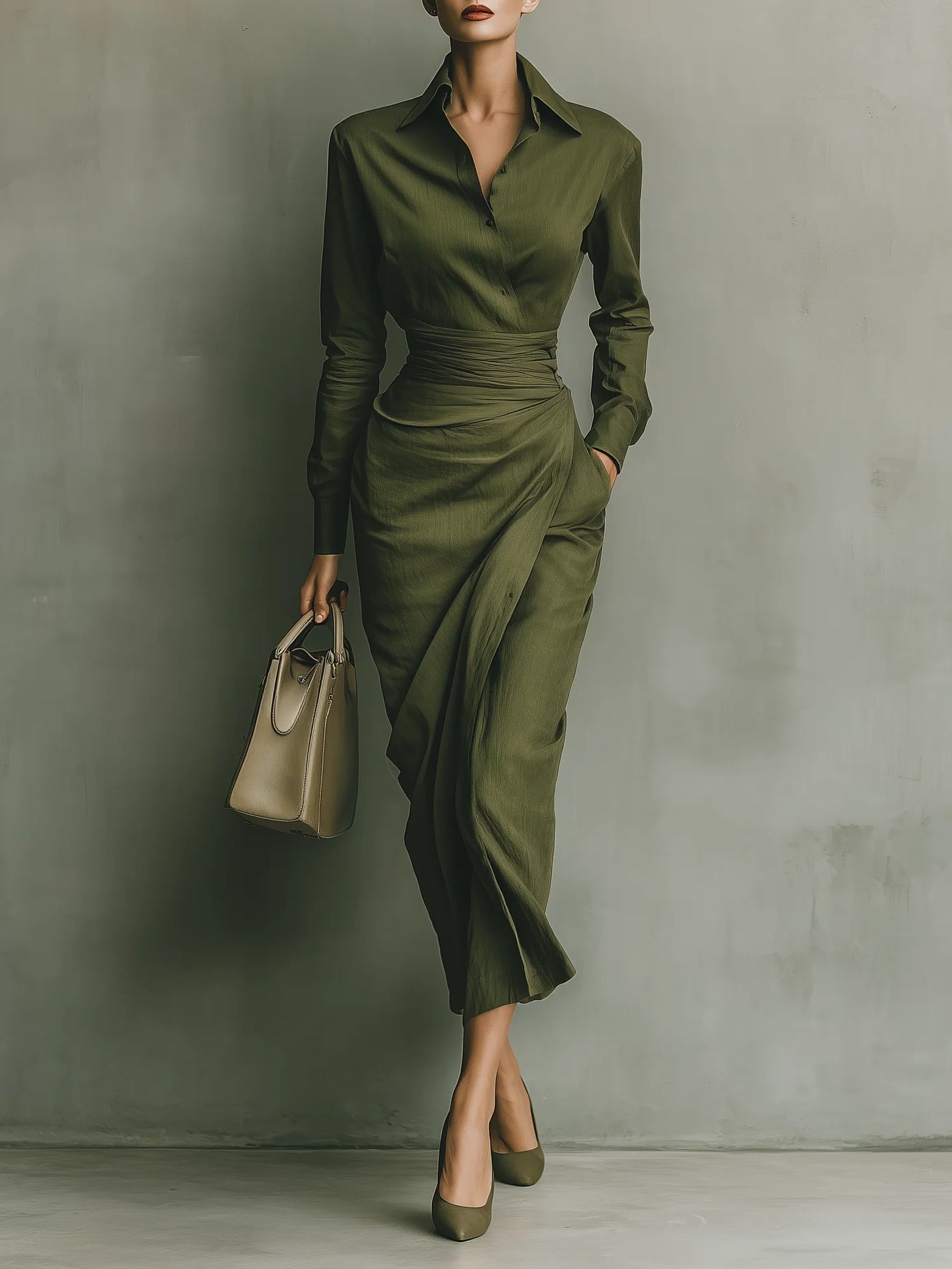 Narelle | Stylish Tailored Wrap Dress