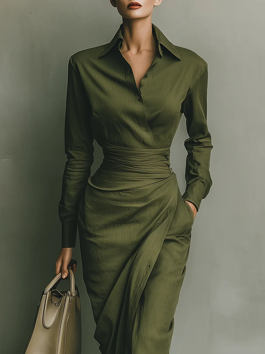 Narelle | Stylish Tailored Wrap Dress