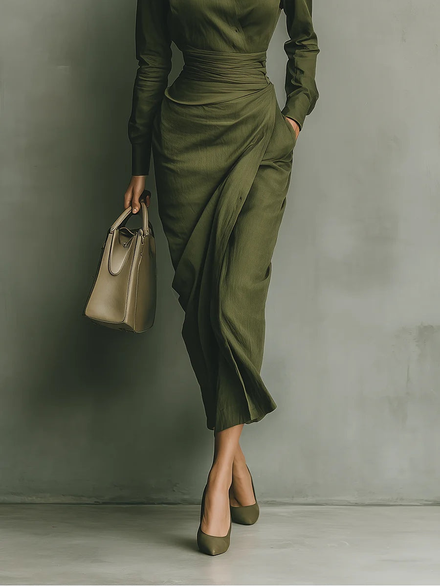 Narelle | Stylish Tailored Wrap Dress