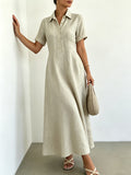 Elena | Collared A-Line Dress