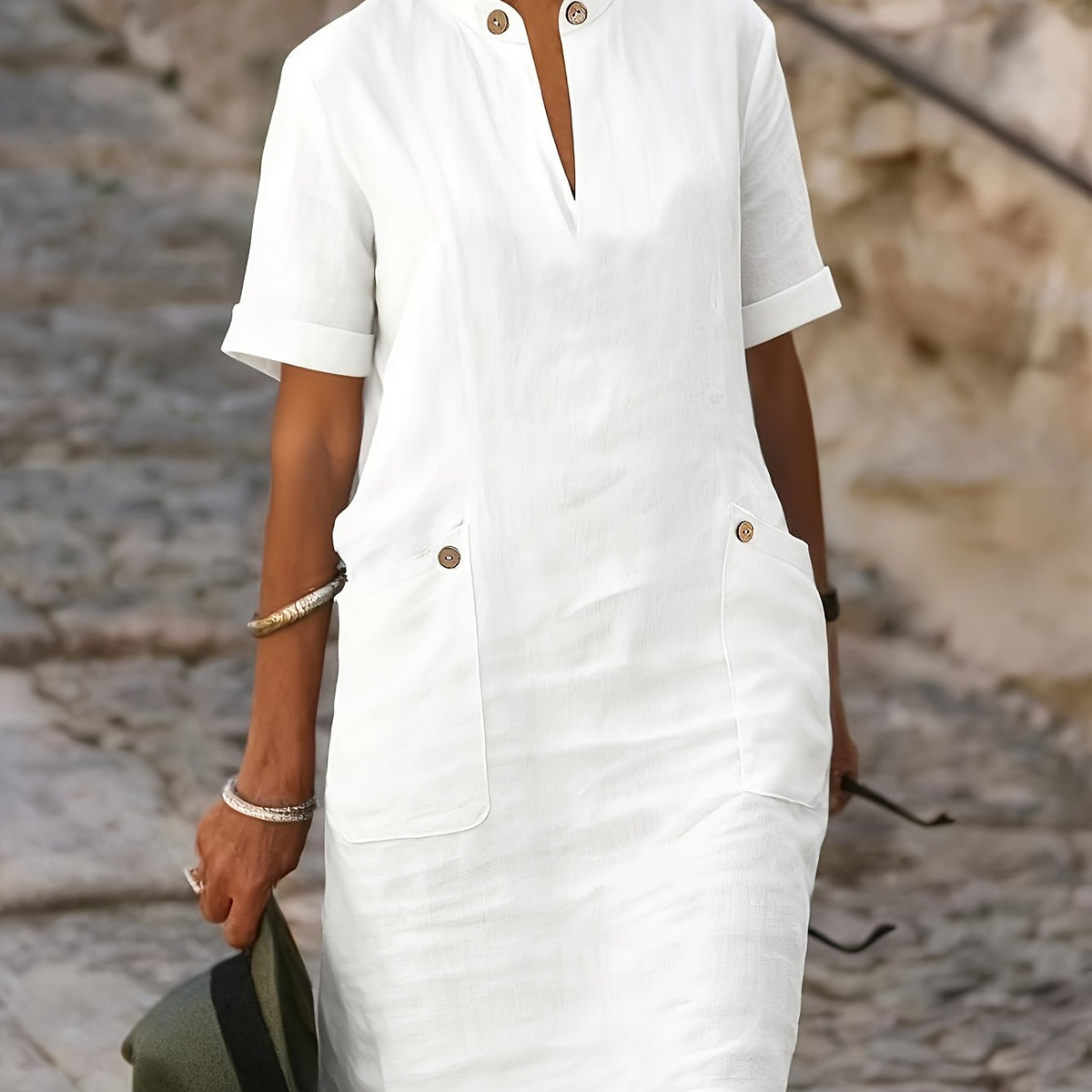 Daisy | V-Neck A-Line Dress