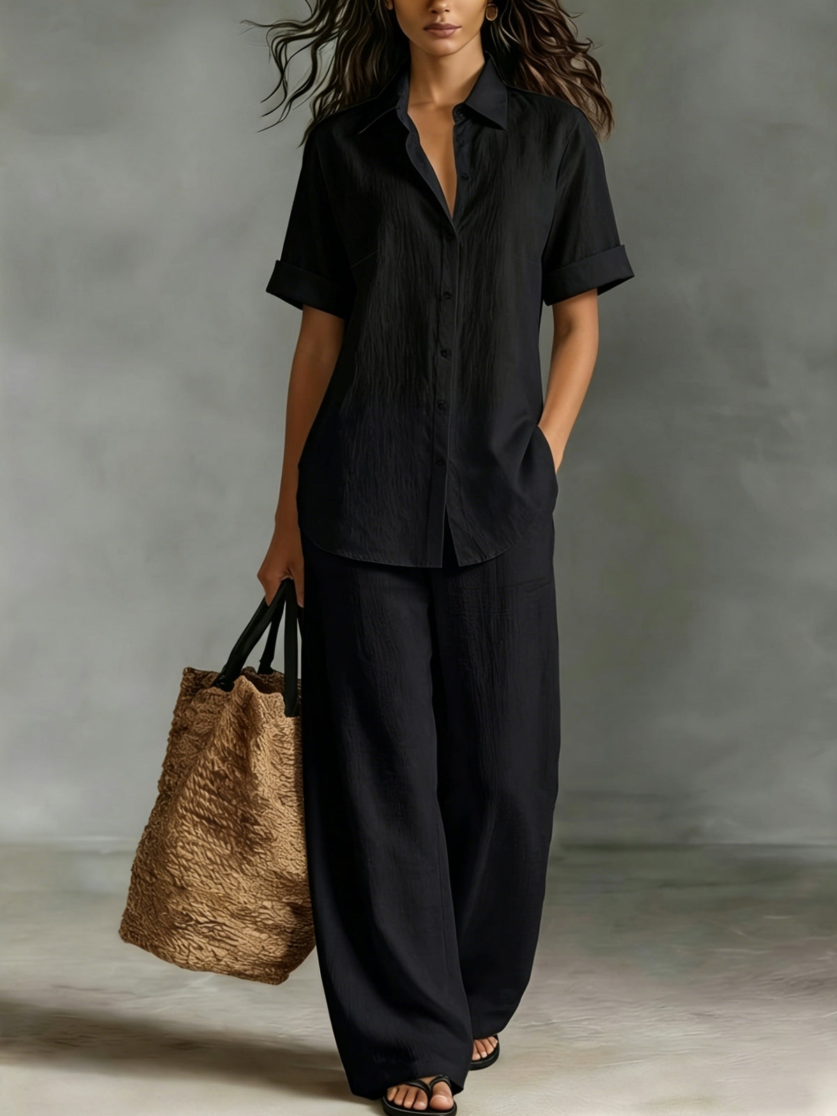 Clara | Resort Shirt Set