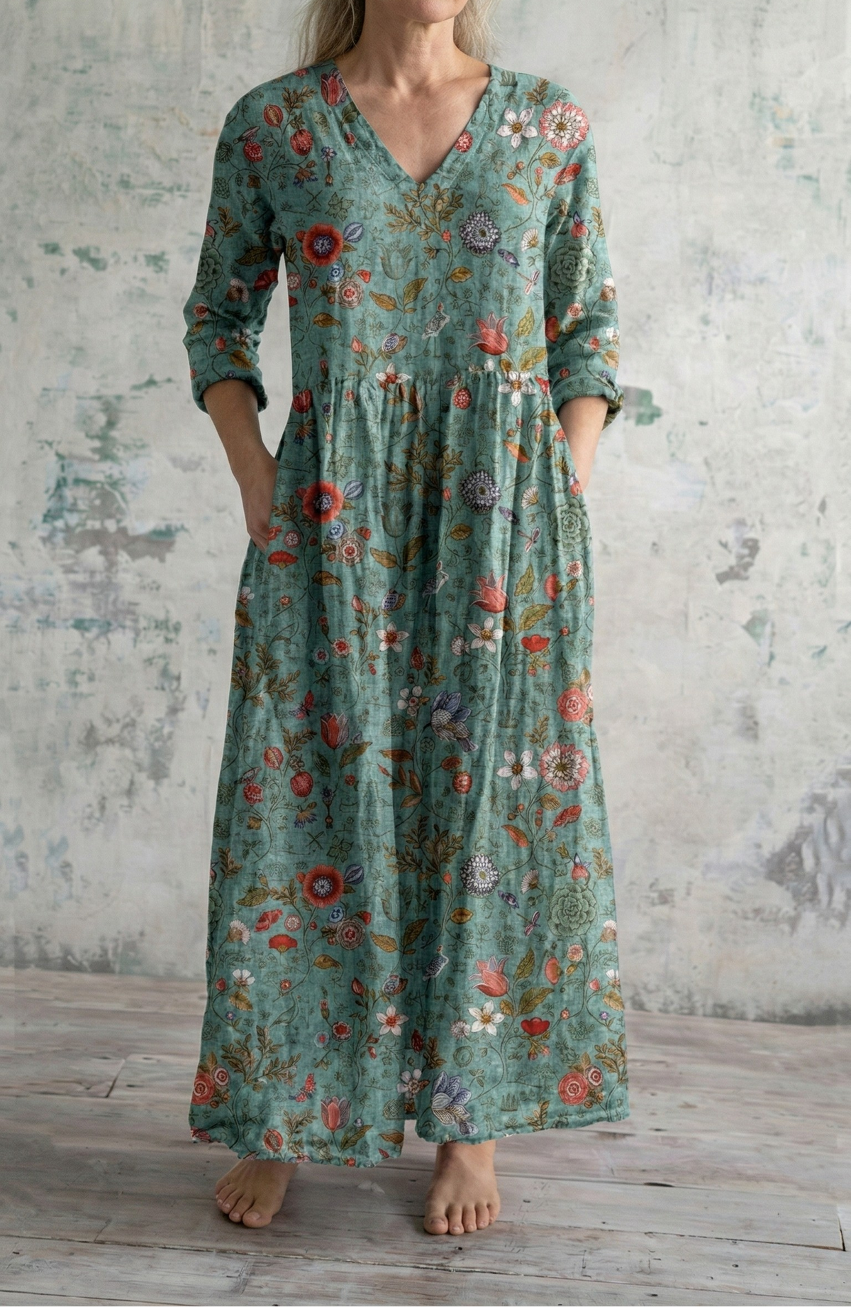 Camille | Floral Meadow Maxi