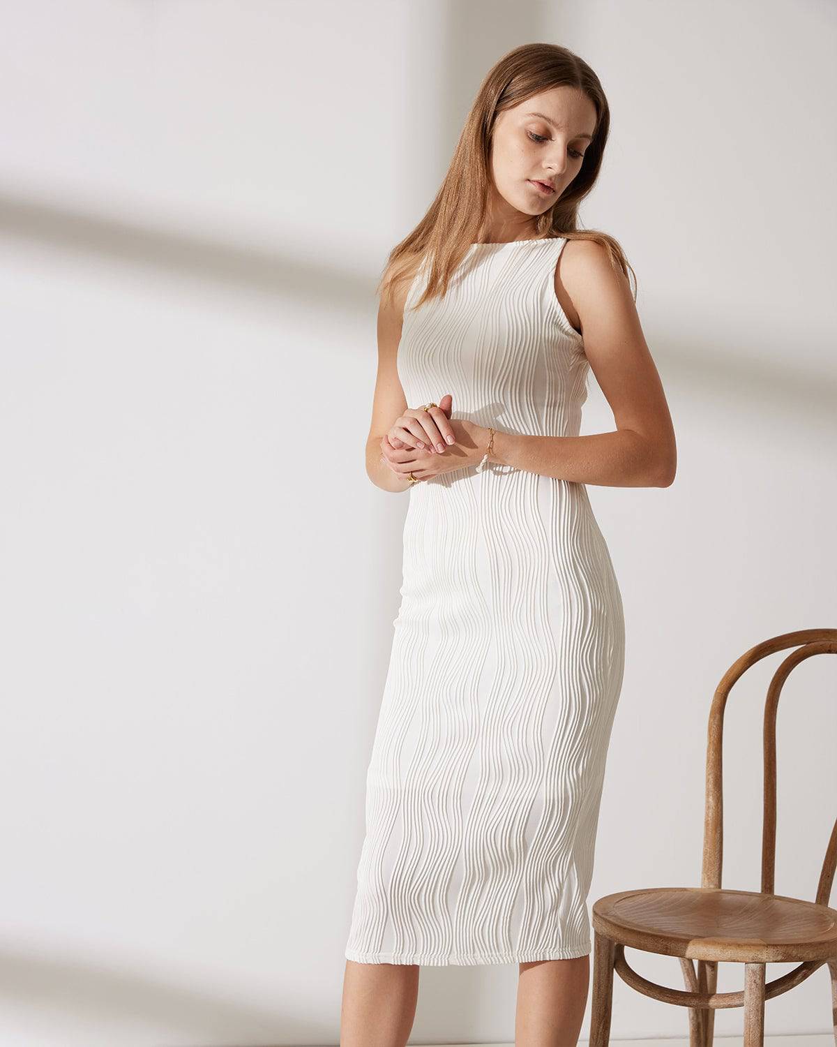 Milena Textured Dress
