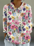 Nola | Artistic Floral Top