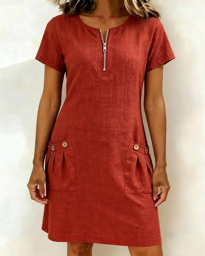 The Artisan Zip | Pocket Dress