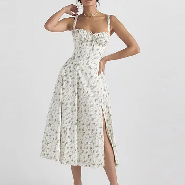 Amélie Draped Midi Dress