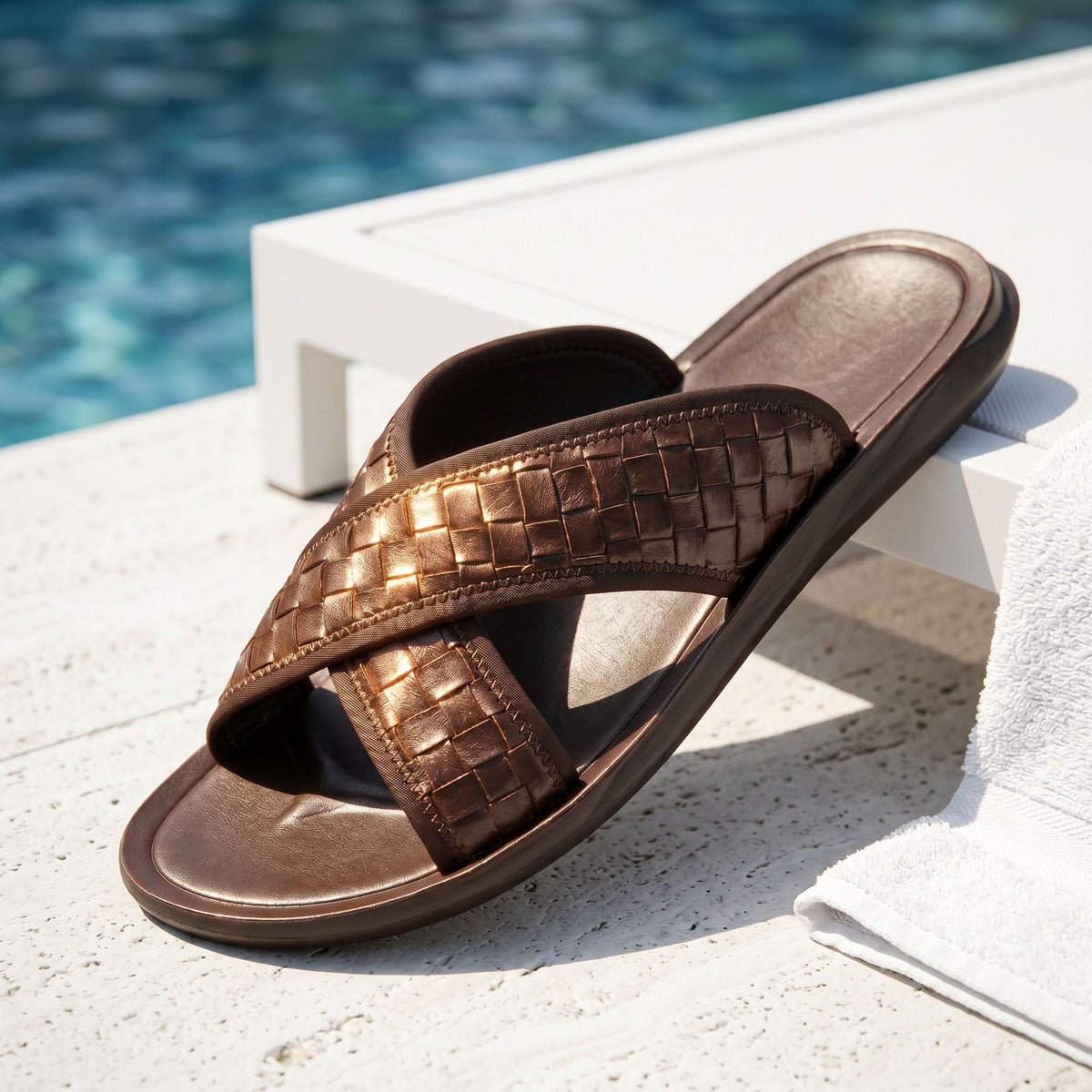 BRIONY SOFT LEATHER SANDALS