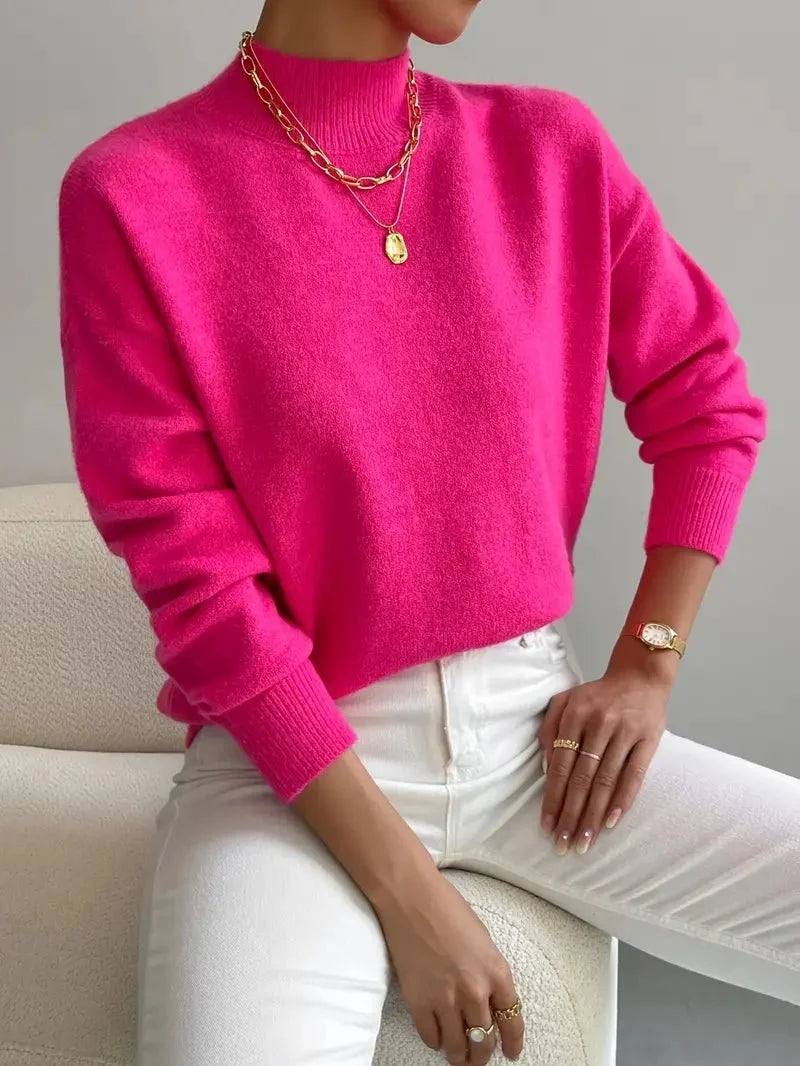 Maria | Elegant and Comfortable Turtleneck Jumper