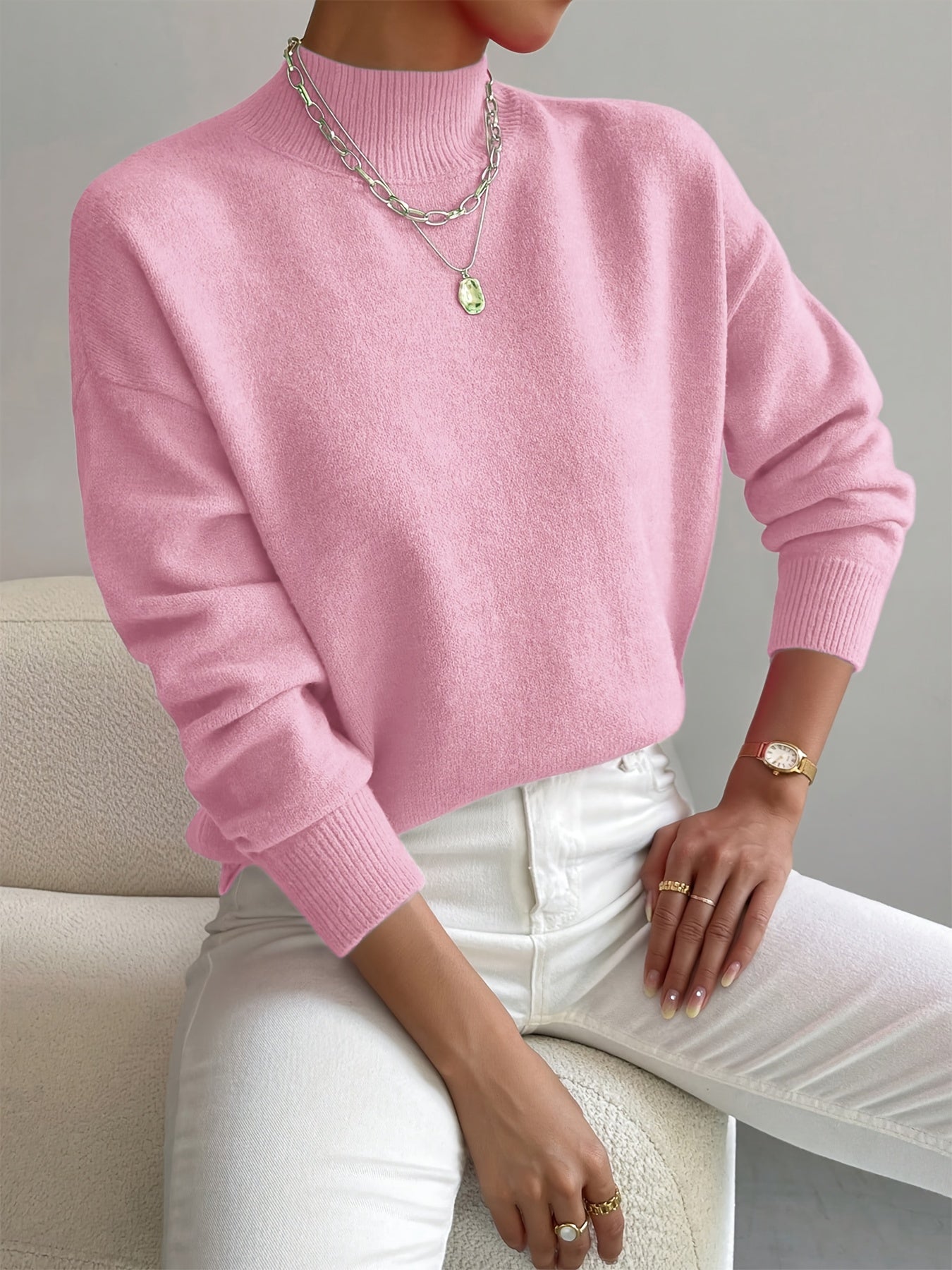 Maria | Elegant and Comfortable Turtleneck Jumper