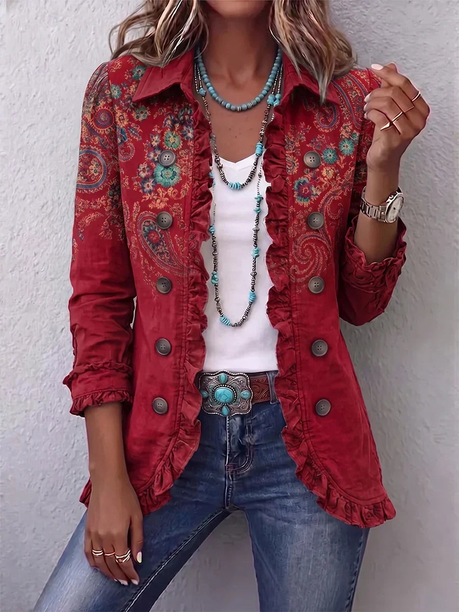 Rosalie | Boho-Chic Floral Jacket