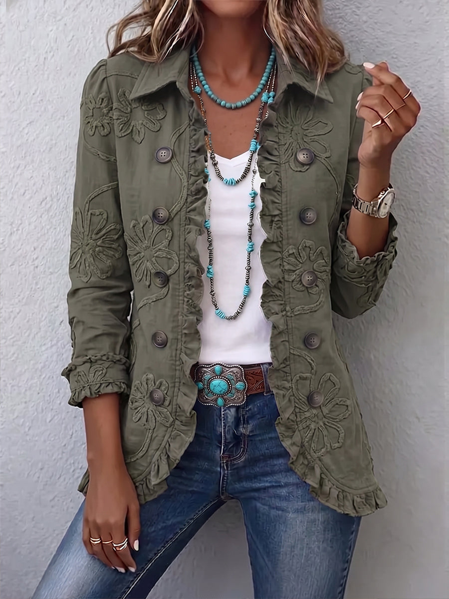 Rosalie | Boho-Chic Floral Jacket