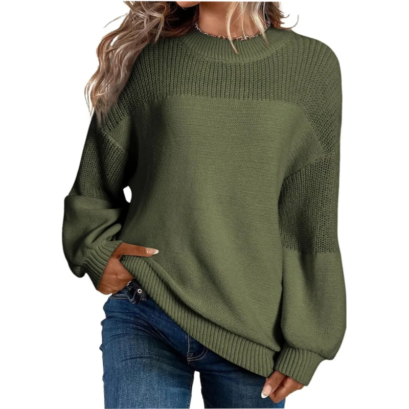 Eleanora | Loose-Fit Round Neck Knitted Jumper