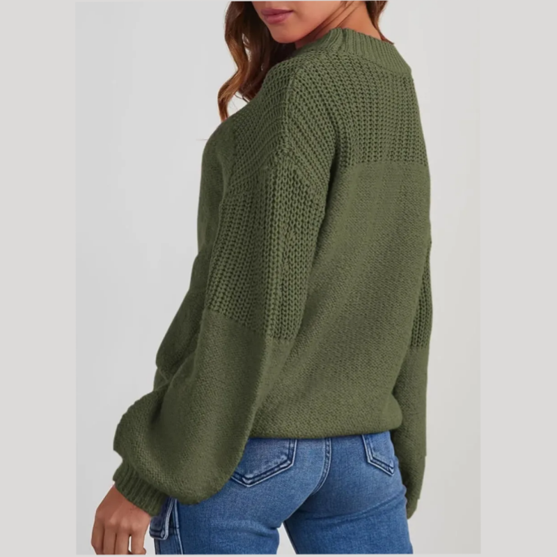 Eleanora | Loose-Fit Round Neck Knitted Jumper