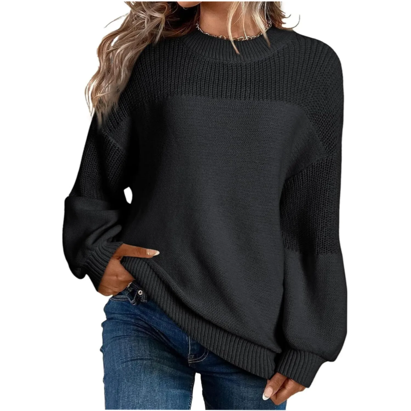 Eleanora | Loose-Fit Round Neck Knitted Jumper
