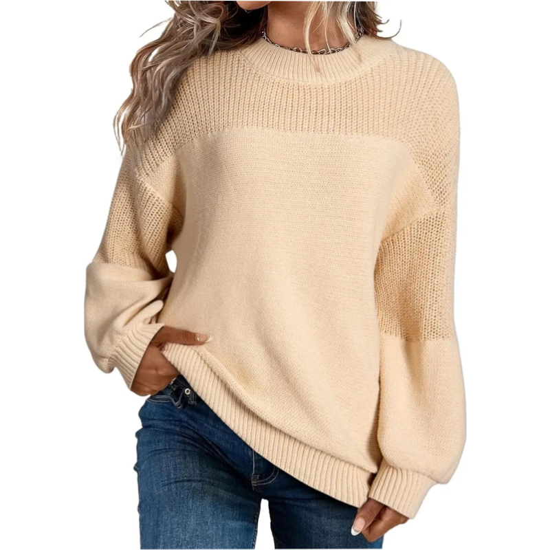 Eleanora | Loose-Fit Round Neck Knitted Jumper