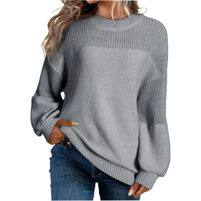 Eleanora | Loose-Fit Round Neck Knitted Jumper