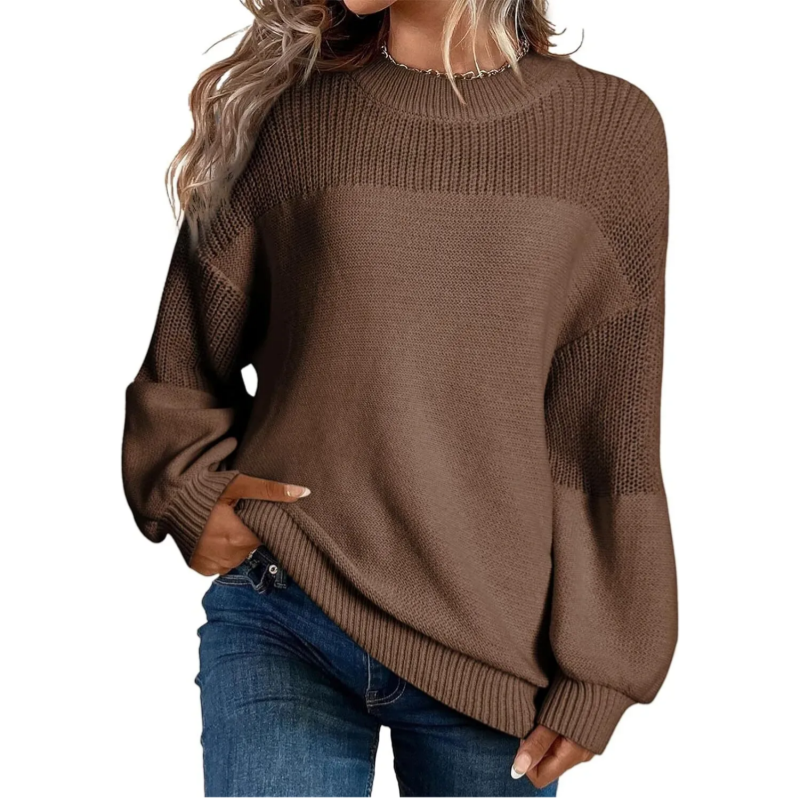 Eleanora | Loose-Fit Round Neck Knitted Jumper