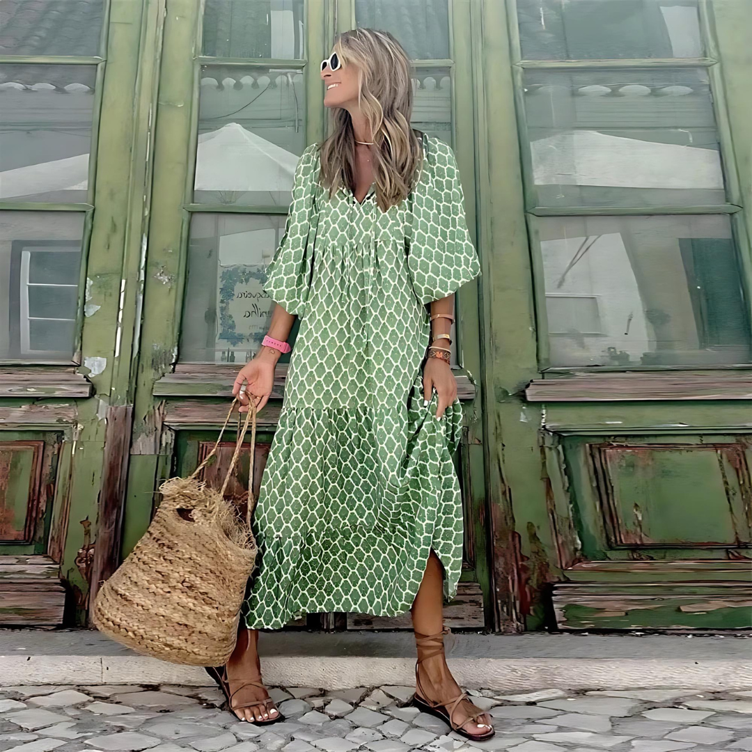 Women's Tiered Summer Maxi Dress
