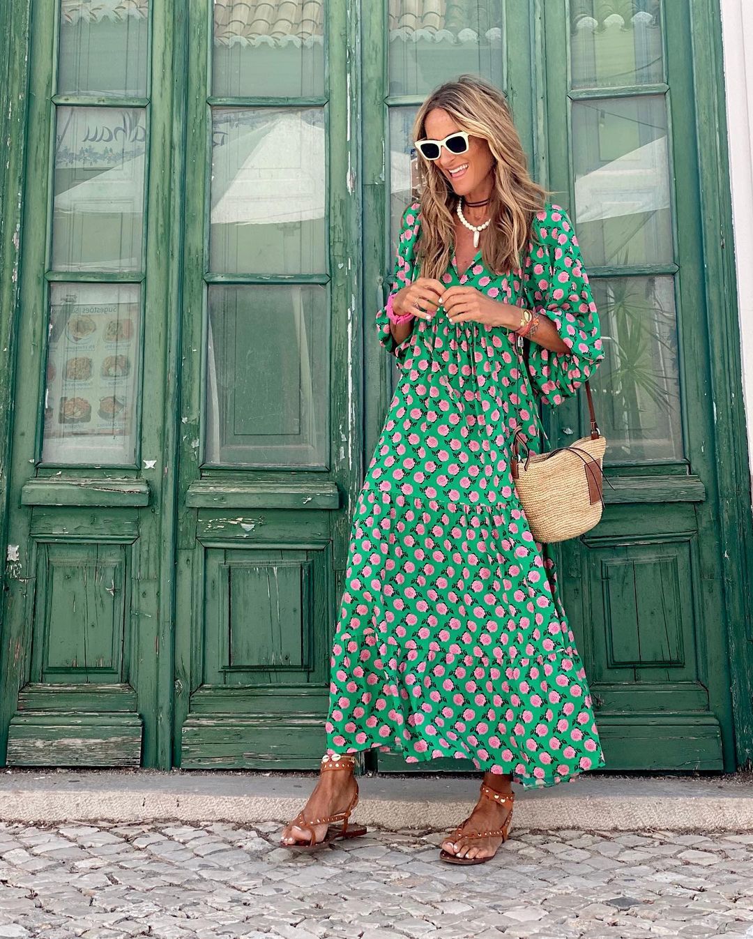 Women's Tiered Summer Maxi Dress