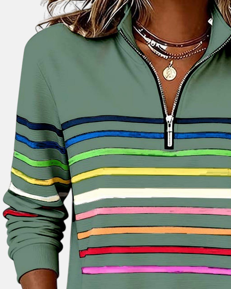 Noelle | Quarter Zip Sweatshirt