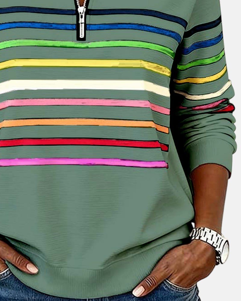 Noelle | Quarter Zip Sweatshirt