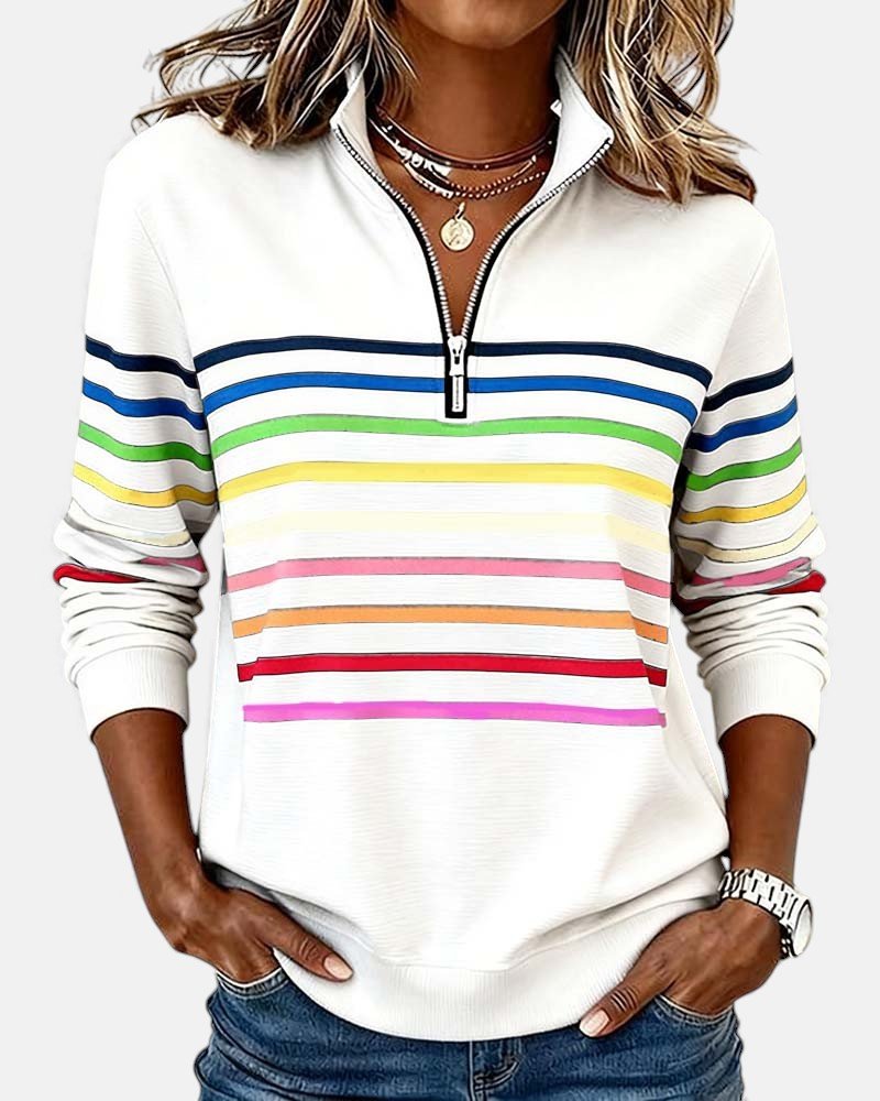 Noelle | Quarter Zip Sweatshirt
