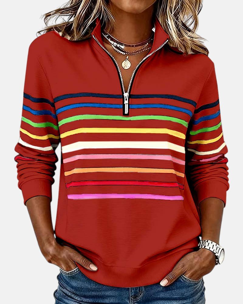 Noelle | Quarter Zip Sweatshirt