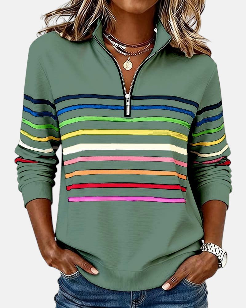 Noelle | Quarter Zip Sweatshirt