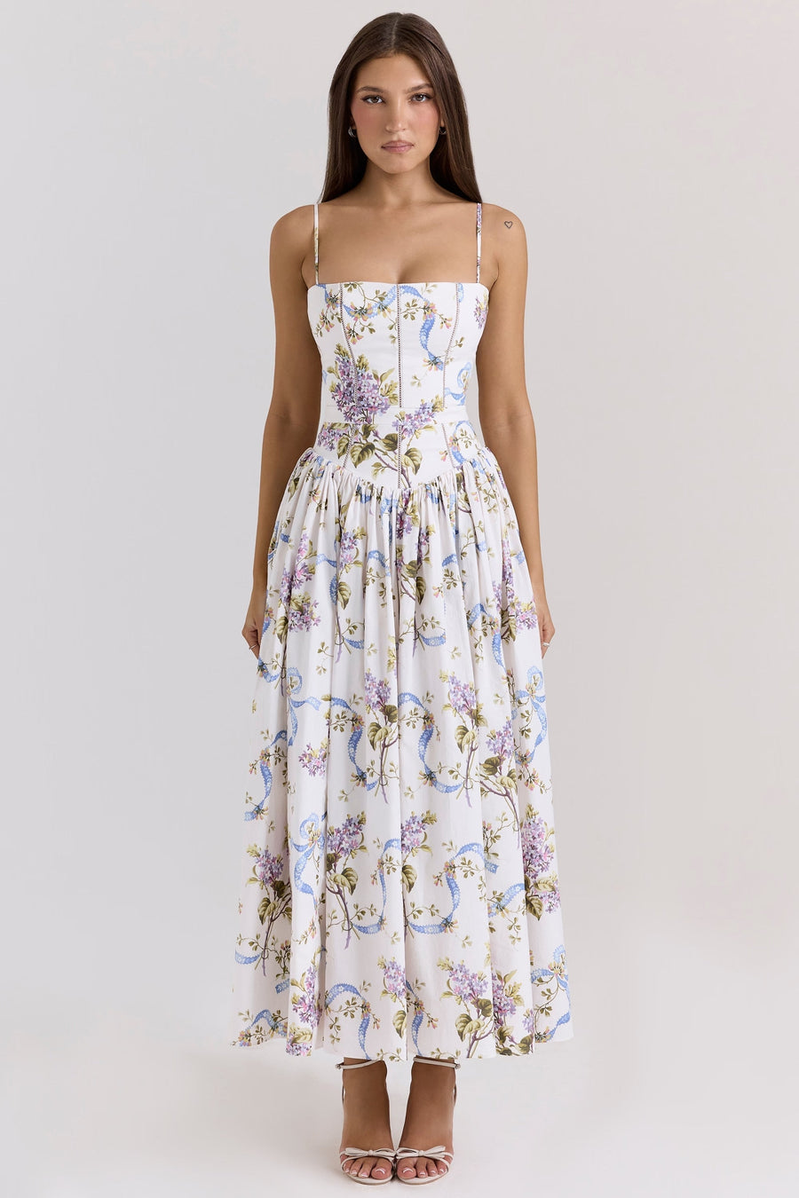 Ysabella Draped Maxi Dress